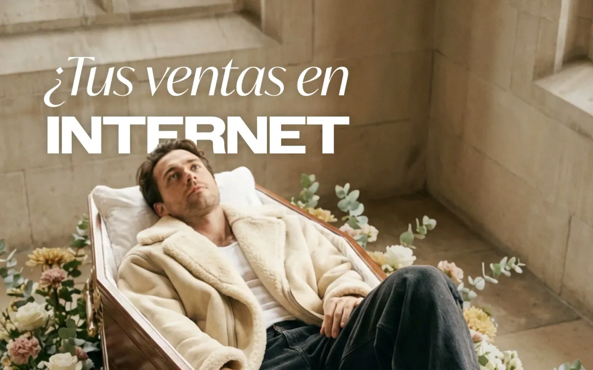 Placa del carrusel de ventas de TEAM: una puesta en escena que convierte un problema de comunicación en una historia, con los colores y la tipografía de la agencia