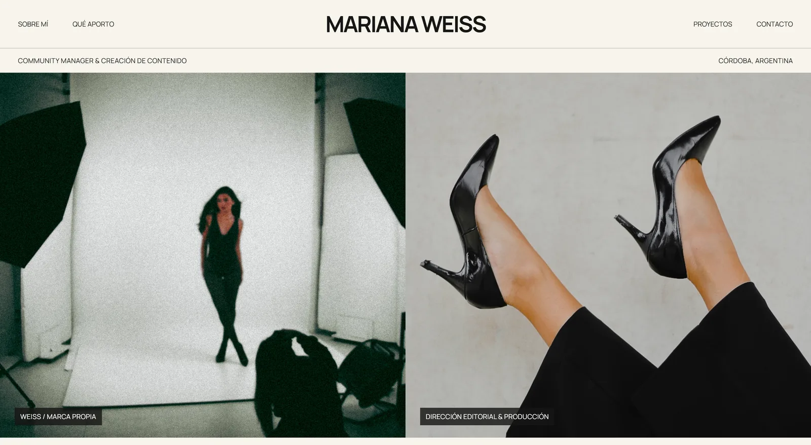 Web de Mariana Weiss